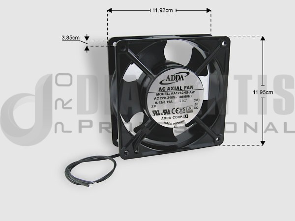 ΜΟΤΕΡ ΕΠΑΓΓΕΛΜΑΤΙΚΟ ADDA 120X120X38MM 16W 2600RPM image