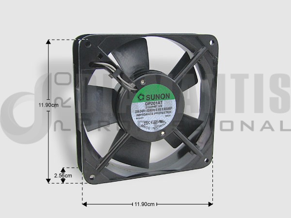 ΜΟΤΕΡ ΕΠΑΓΓΕΛΜΑΤΙΚΟ SUNON 120Χ120Χ25 19W 230V 2150RPM image