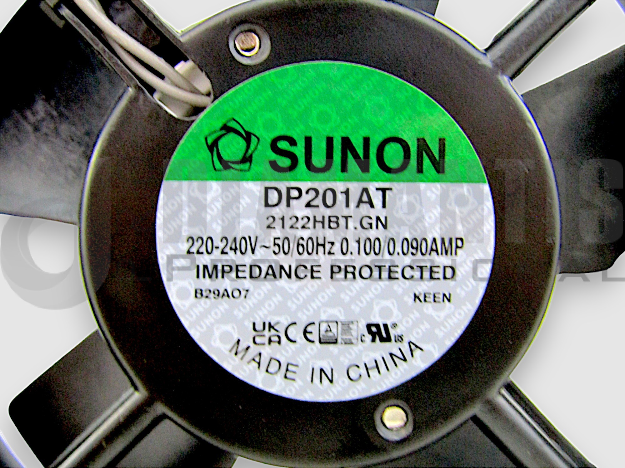 ΜΟΤΕΡ ΕΠΑΓΓΕΛΜΑΤΙΚΟ SUNON 120Χ120Χ25 19W 230V 2150RPM image