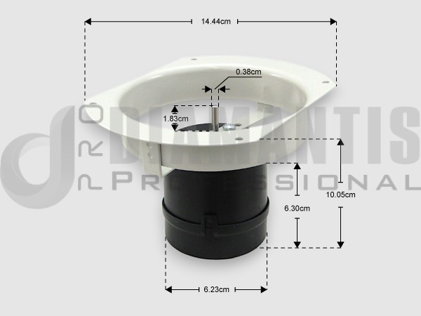 ΑΝΕΜΙΣΤΗΡΑΣ ΜΕ ΣΤΕΦΑΝΙ Φ145-113ΜΜ 9W 2700RPM image