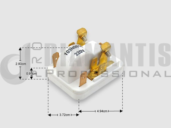 ΡΕΛΕ ΨΥΓΕΙΟ ΟΙΚΙΑΚΟY DANFOSS 103N0016 1/8HP image