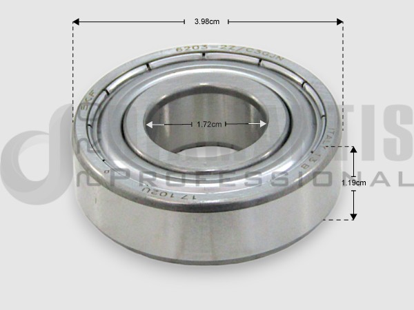 ΡΟΥΛΕΜΑΝ ΠΛΥΝΤΗΡΙΟY ΡΟΥΧΩΝ 6203ZZ SKF 17x40x12 image