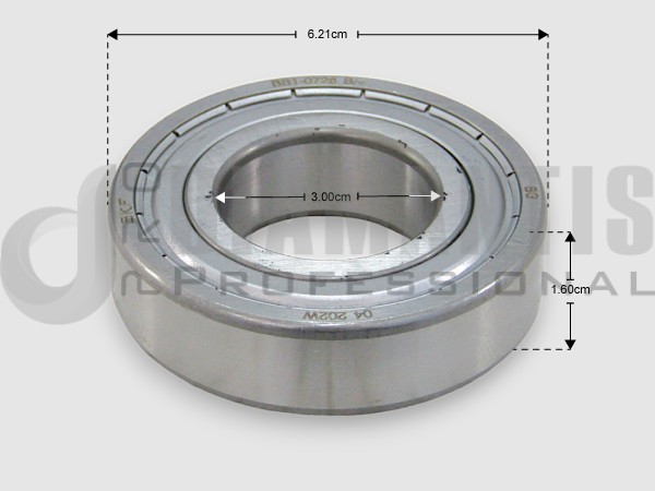 ΡΟΥΛΕΜΑΝ ΠΛΥΝΤΗΡΙΟY ΡΟΥΧΩΝ 6206ZZ SKF 30x62x16 image