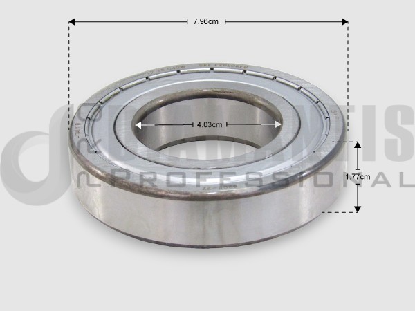 ΡΟΥΛΕΜΑΝ ΠΛΥΝΤΗΡΙΟY ΡΟΥΧΩΝ 6208ZZ SKF 40x80x18 image