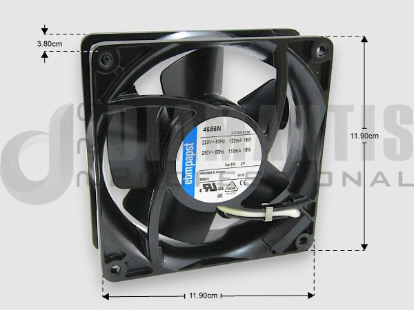 ΑΝΕΜΙΣΤΗΡΑΣ KIT AXIAL FAN EBM 4656N ΕΠΑΓΓ. ΦΟΥΡΝΟΥ UNOX KVN1165A image