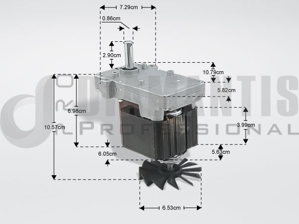 ΜΟΤΕΡ KENTA K9117154 5RPM 230V ΜΕ ΦΤΕΡΩΤΗ H40 50W image