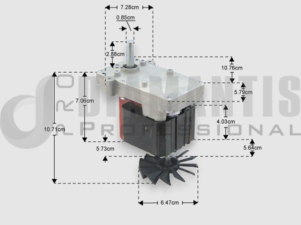 ΜΟΤΕΡ KENTA K9117154 8.5RPM 230V ΜΕ ΦΤΕΡΩΤΗ H40 50W image