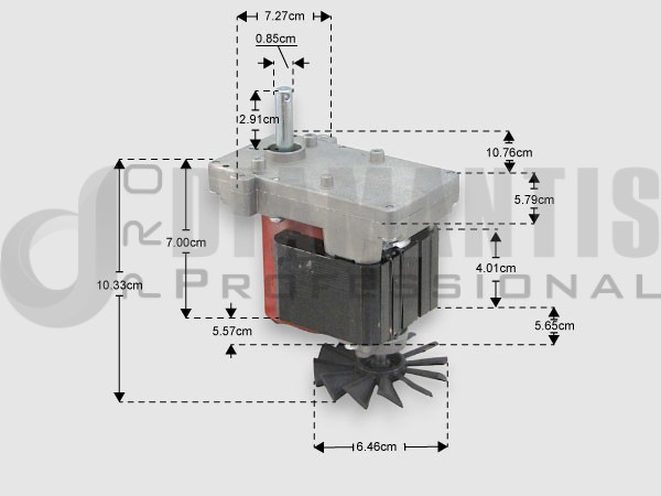 ΜΟΤΕΡ KENTA  K9117410 20RPM 230V ΜΕ ΦΤΕΡΩΤΗ H40 50W image