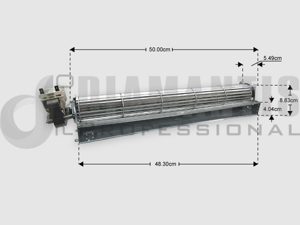 ΒΕΝΤΙΛΑΤΕΡ ΕΠΑΓΓ/ΜΑΤΙΚΗΣ ΣΥΣΚΕΥΗΣ L=480MM 230V 50HΖ 32W ΑΡΙΣΤΕΡΟ image