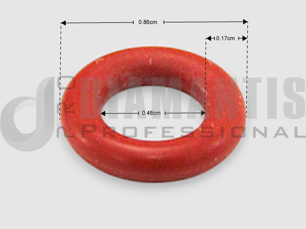 ΦΛΑΝΤΖΑ ΣΙΛΙΚΟΝΗΣ ΚΟΚΚΙΝΗ ORM GASKET 0050-20 image