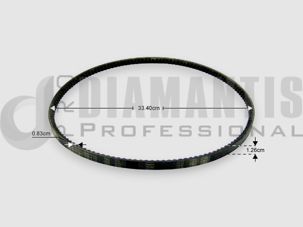 ΙΜΑΝΤΑΣ ΜΗΧΑΝΗΣ ΖΥΜΗΣ ΠΙΤΣΑΣ V-BELT 13x1050MM OEM AD184 image