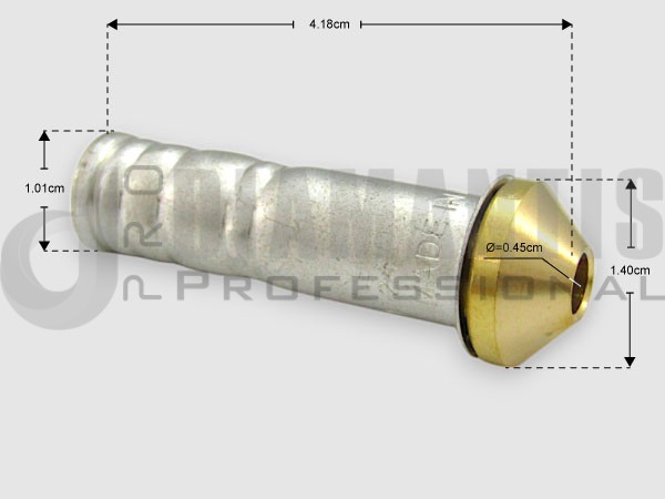 ORIFICE ΕΚΤΟΝΩΤΙΚΗΣ ΒΑΛΒΙΔΑΣ T2/TE2 02 FLARE DANFOSS 068-2015 image