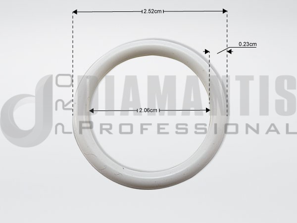 ΦΛΑΝΤΖΑ O-RING 03081 ΣΙΛΙΚΟΝΗΣ ΛΕΥΚΗ ΣΟΚΟΛΑΤΙΕΡΑΣ image