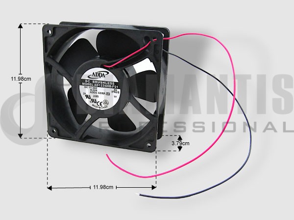 ΜΟΤΕΡ ΕΠΑΓΓΕΛΜΑΤΙΚΟ 120Χ120Χ38 6.2W 24V 2800RPM image